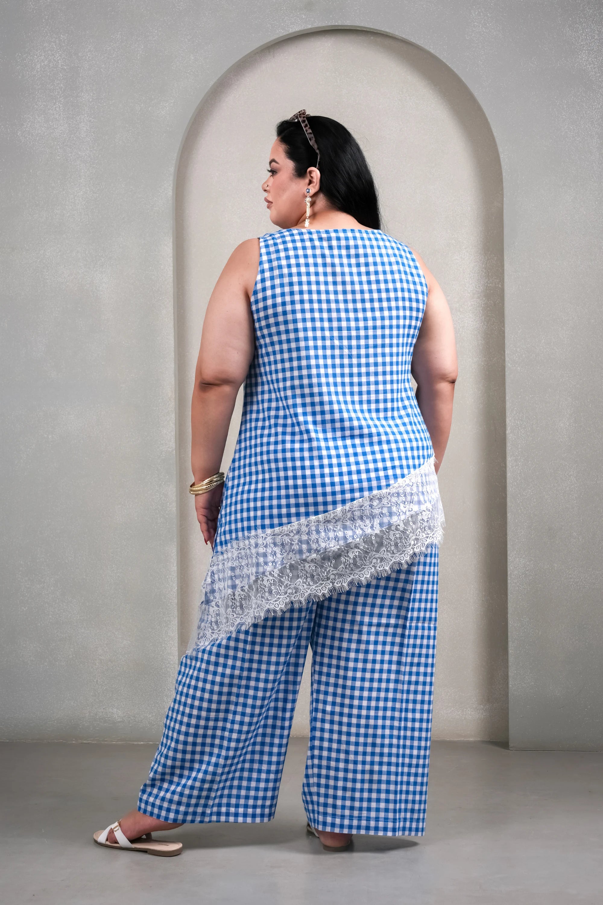 Santorini Check Co-Ord