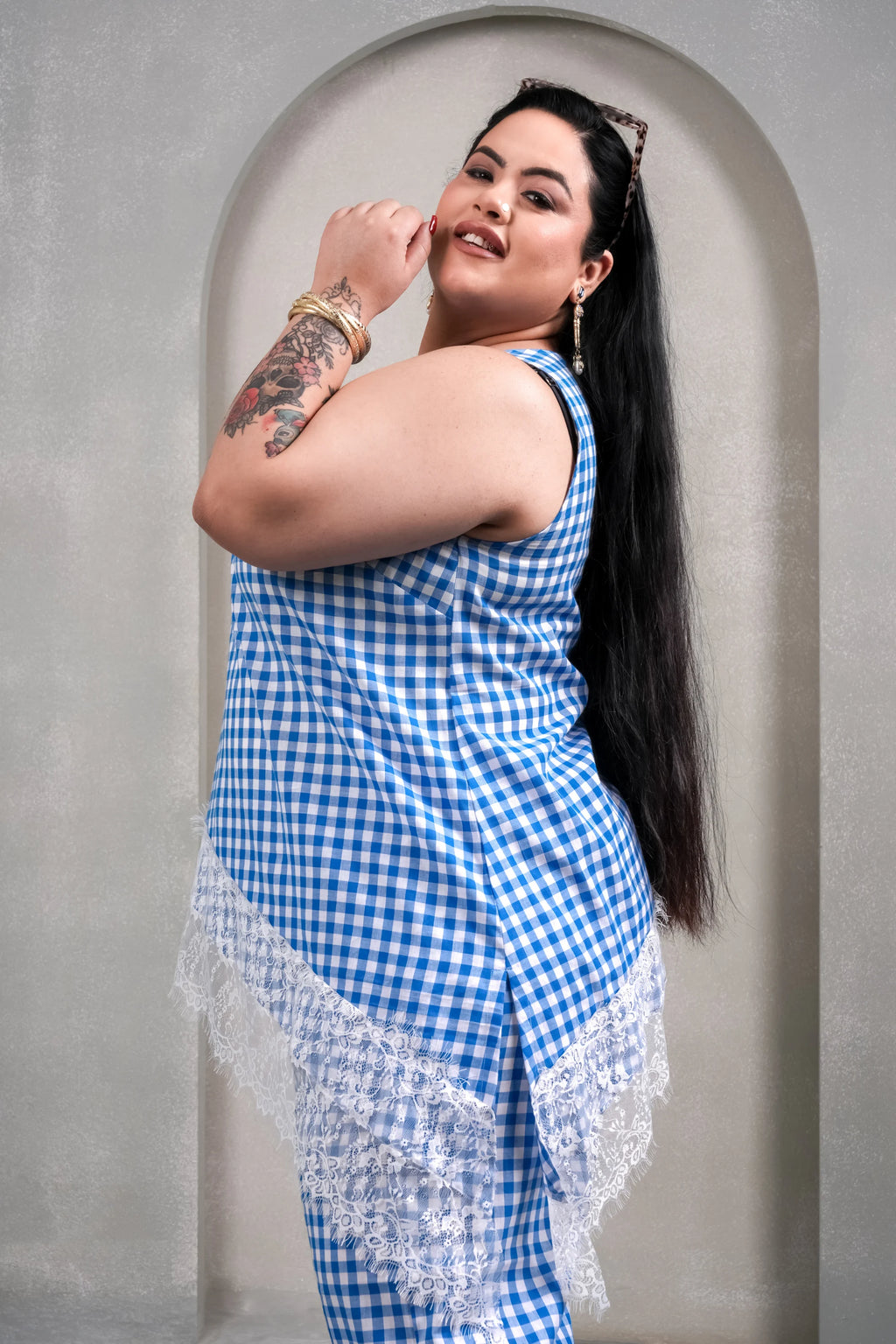 Santorini Check Co-Ord