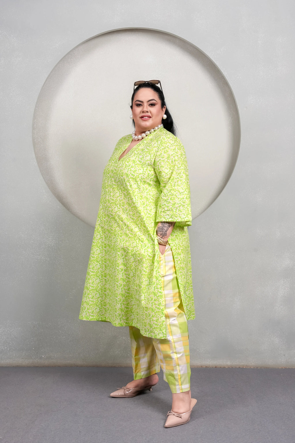 Lime Blossom Suit Set