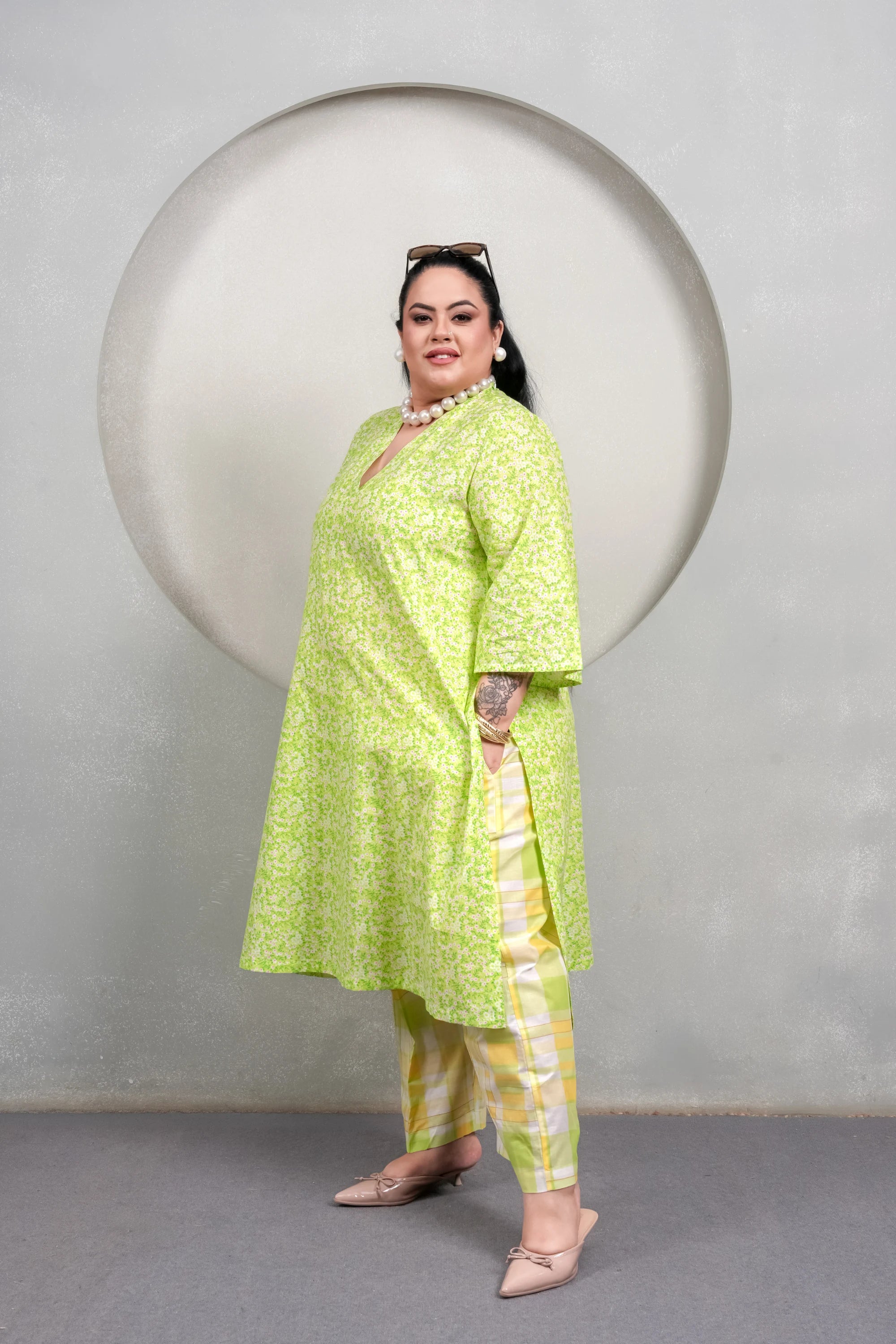 Lime Blossom Suit Set