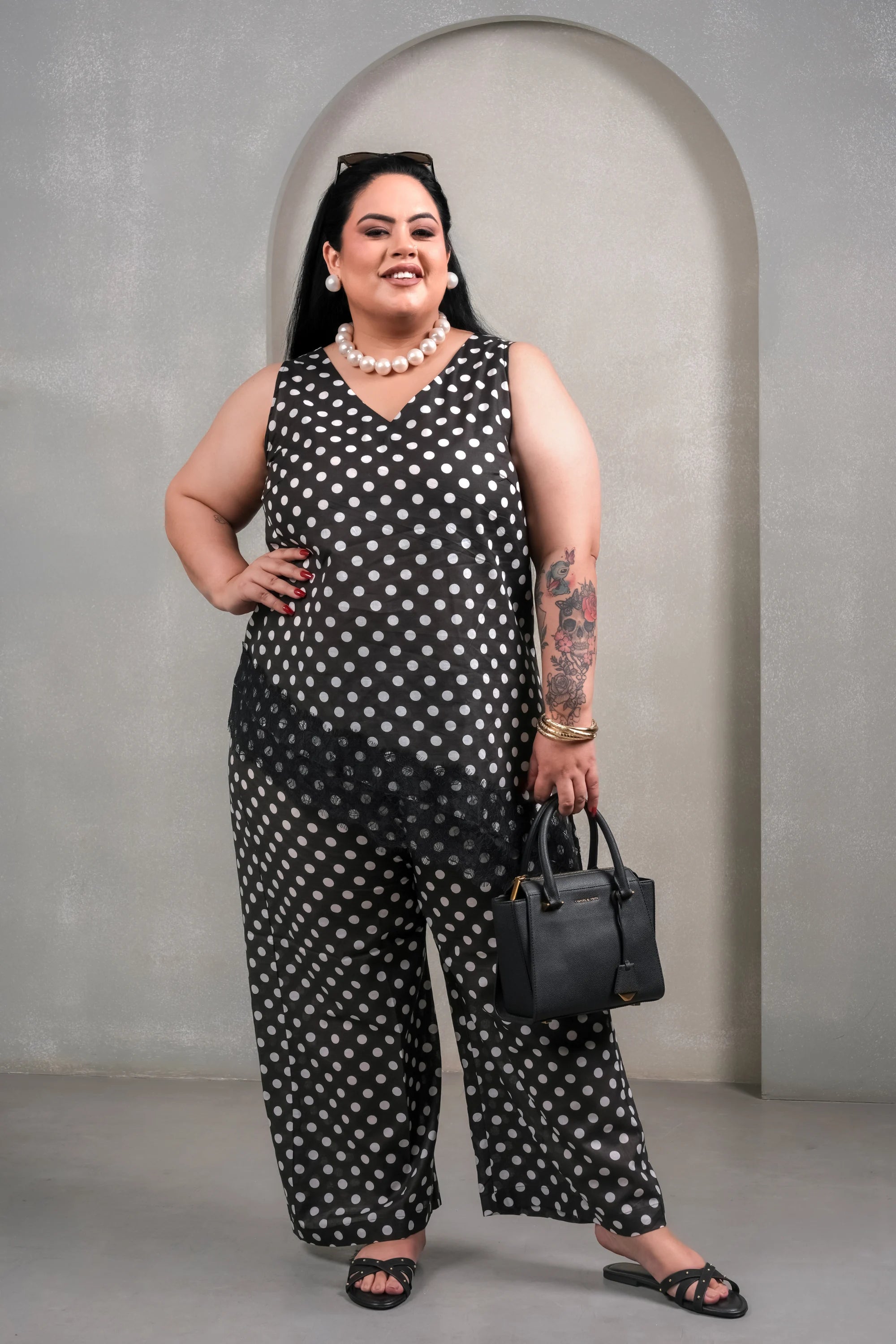Noir Polka Co-Ord