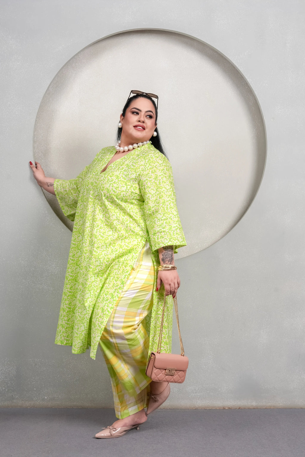 Lime Blossom Suit Set