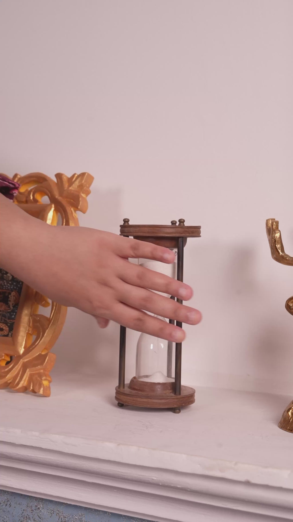 Plus Size - Collar Burgundy Floral Kurta